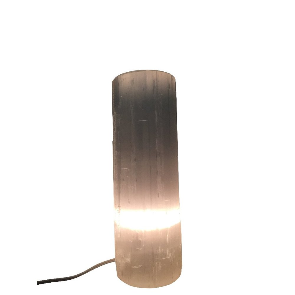 Selenite Flat Top Lamp